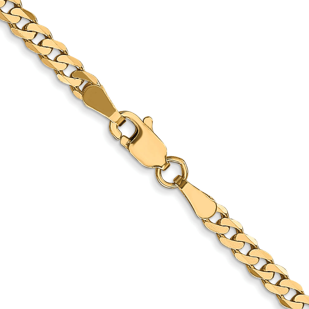 10K None 2.9mm Curb Chain - view 3