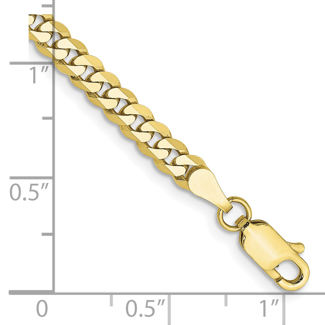 10k 3.9mm Flat Beveled Curb Chain Secondary image