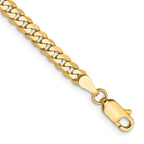 10K None 3.9mm Curb Chain - 9 in