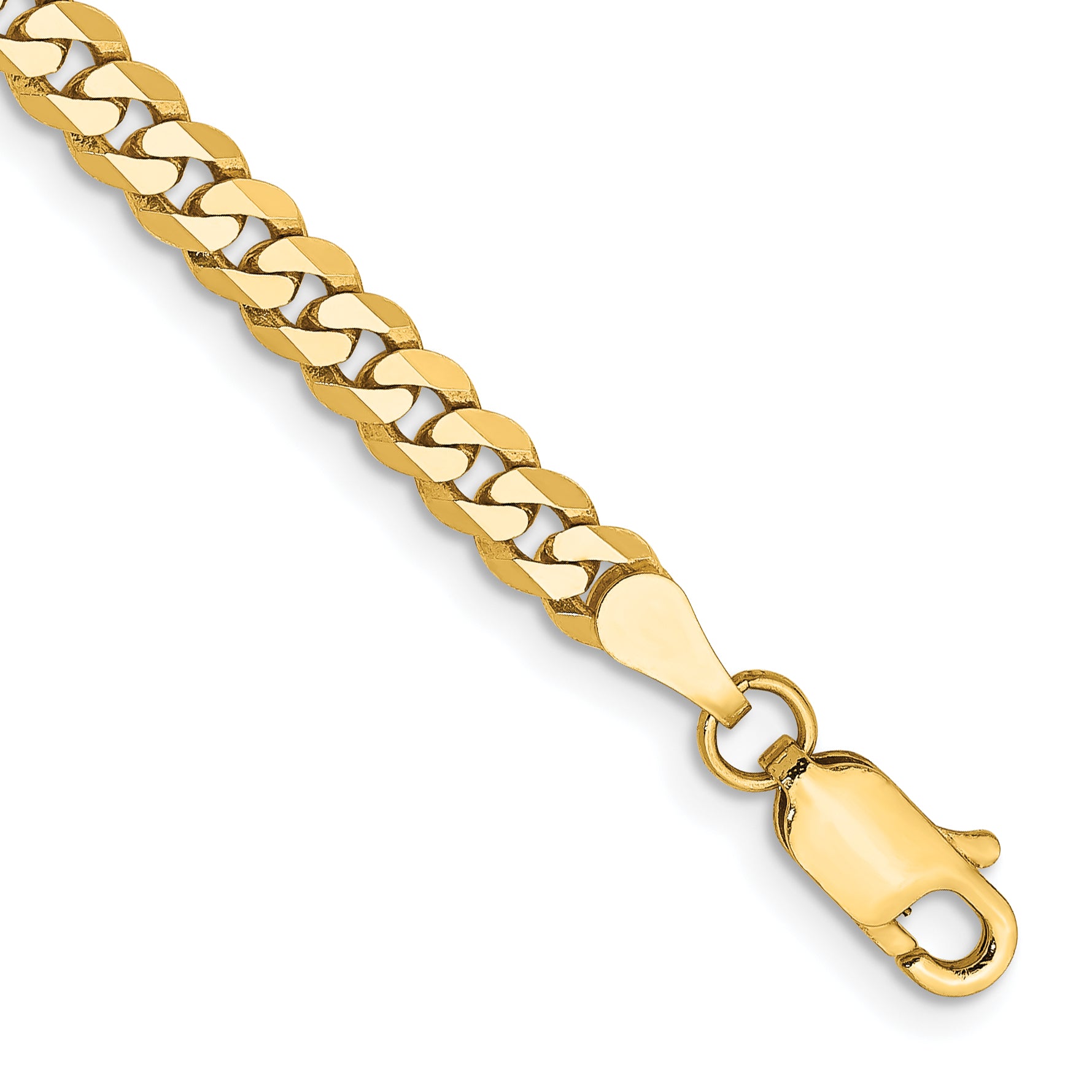 10k 3.9mm Flat Beveled Curb Chain Main image