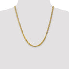 10k 4.75mm Flat Beveled Curb Chain