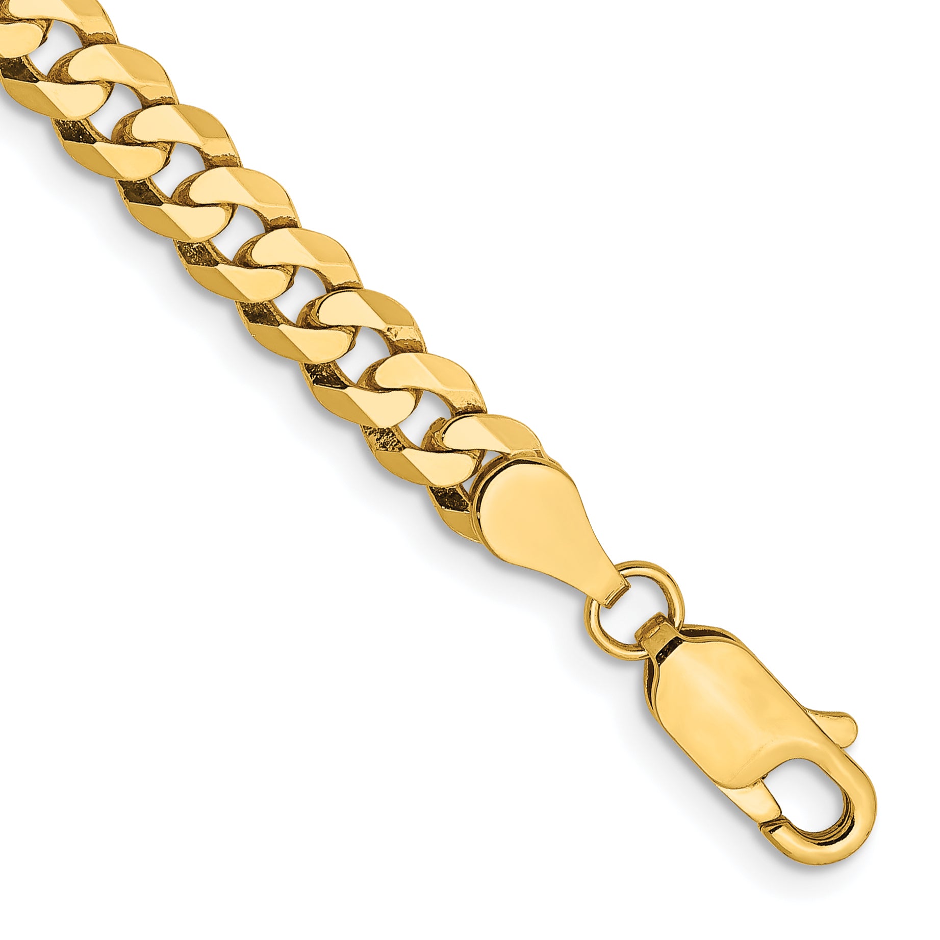 10k 4.75mm Flat Beveled Curb Chain Main image