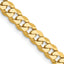 10k 4.75mm Flat Beveled Curb Chain