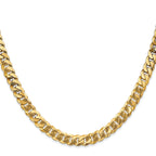 10k 6.25mm Flat Beveled Curb Chain