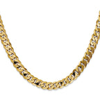 10K None 6.75mm Curb Chain - view 2
