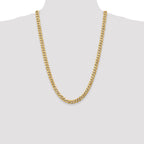 10k 7.75mm Flat Beveled Curb Chain