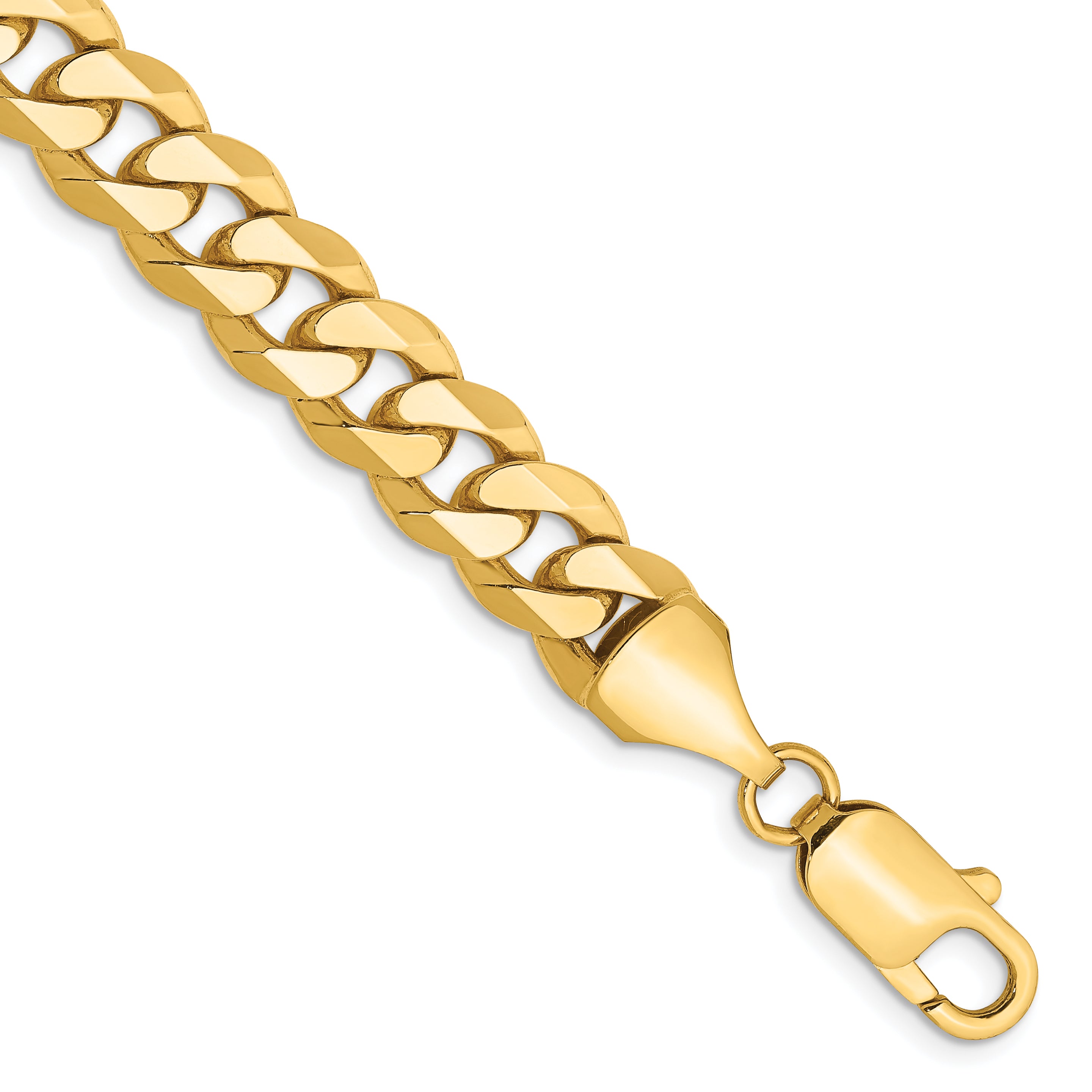 10k 8.25mm Flat Beveled Curb Chain Main image