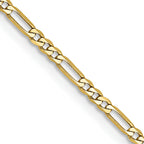 10k 1.75mm Flat Figaro Chain