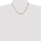 10k 2.75mm Flat Figaro Chain