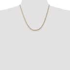 10k 2.75mm Flat Figaro Chain