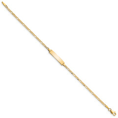 10k Figaro Link ID Bracelet