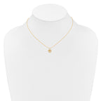10k Madi K 3mm Citrine Heart Birthstone Necklace
