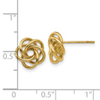 10k Love Knot Earrings
