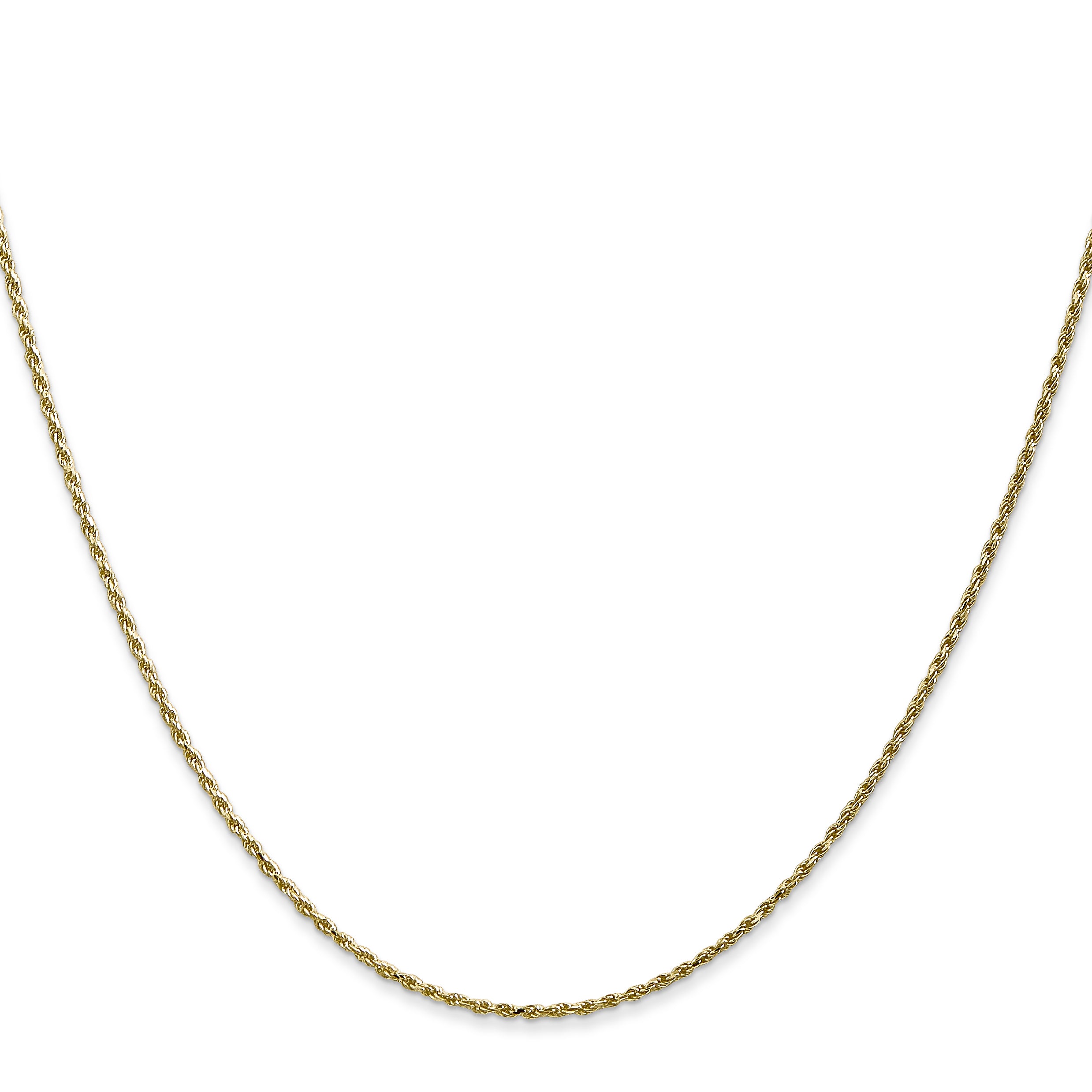 Diamond-Cut Rope Chain in 10K Yellow Gold, 1.15mm Secondary image
