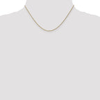10K None 1.15mm Rope Chain Necklace - view 4