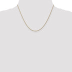 10K None 1.15mm Rope Chain Necklace - view 4