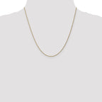 10K None 1.15mm Rope Chain Necklace - view 4