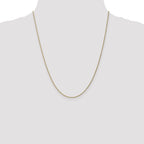 10K None 1.15mm Rope Chain Necklace - view 4