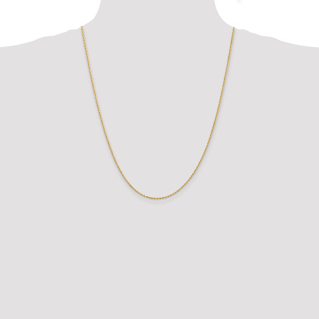 10K None 1.5mm Rope Chain - view 4