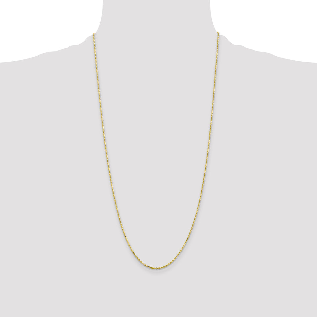 10K None 1.5mm Rope Chain - view 4