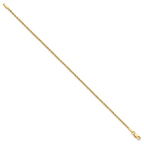 10K None 1.5mm Rope Chain - view 2