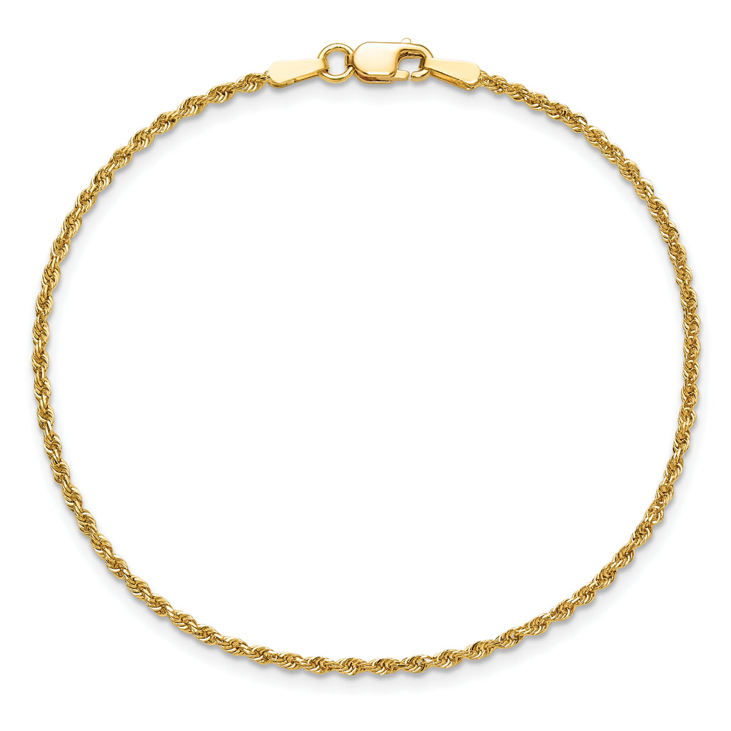 10K None 1.5mm Rope Chain - view 4