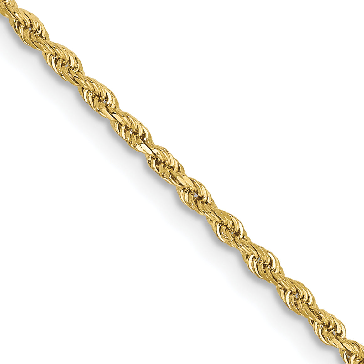 10K None 1.5mm Rope Chain - 30 in Main image