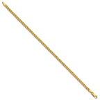 10K None 3.0mm Rope Chain Bracelet - view 3