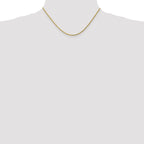 10k 1.75mm Diamond-cut Rope Chain