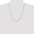 10k 1.75mm Diamond-cut Rope Chain