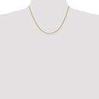 10k 2mm Regular Rope Chain