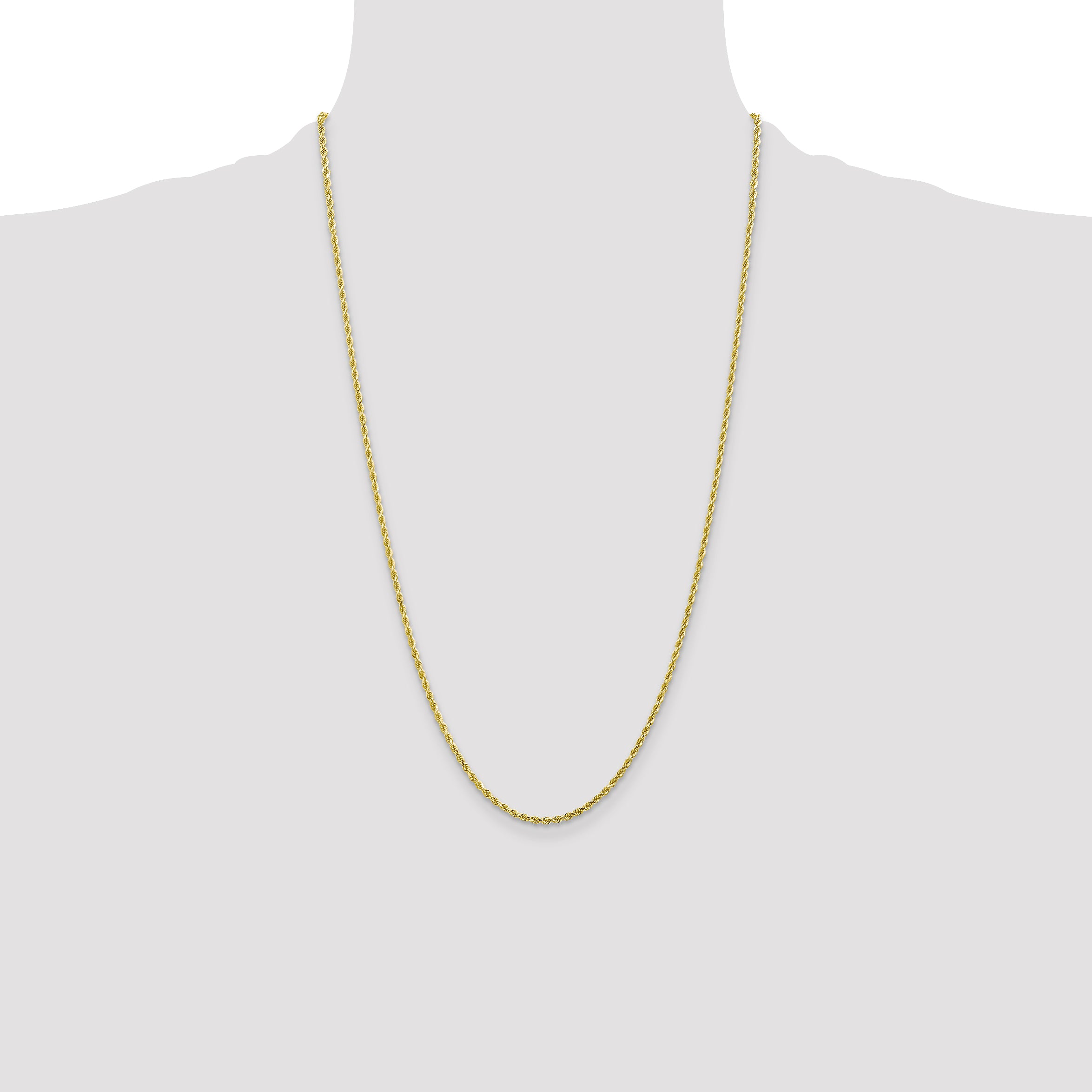 10K None 2.0mm Rope Chain - view 4