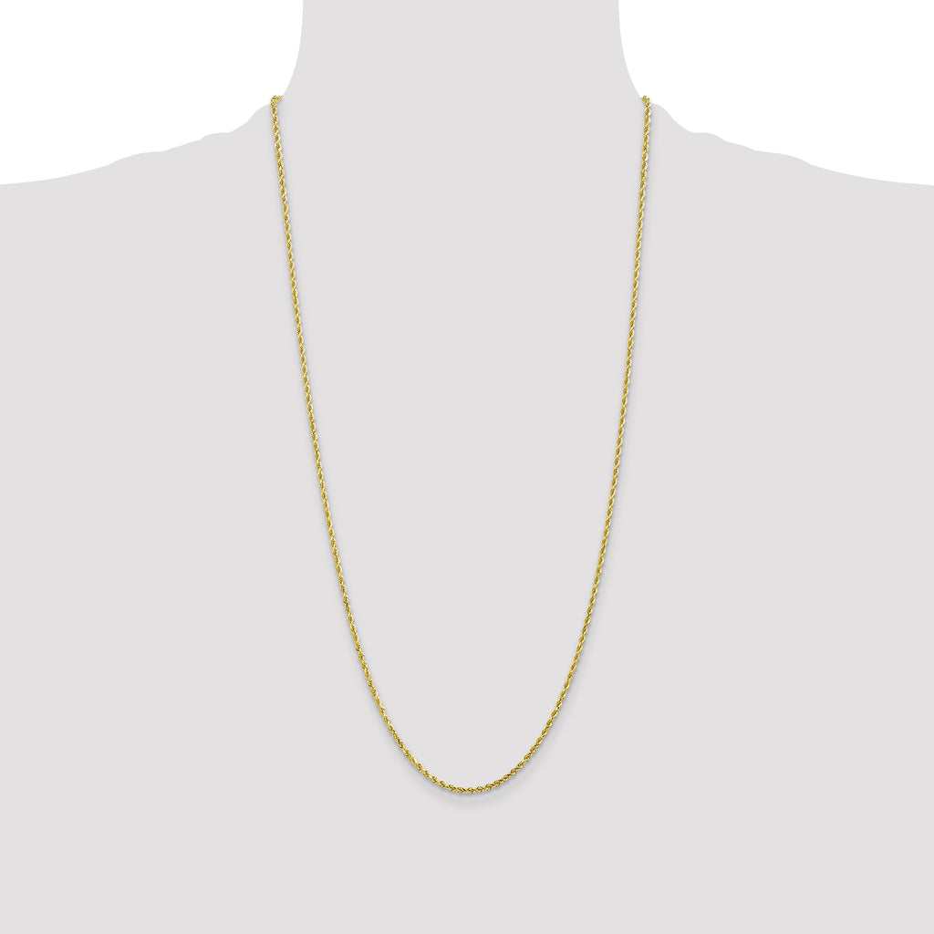 10K None 2.0mm Rope Chain - view 4