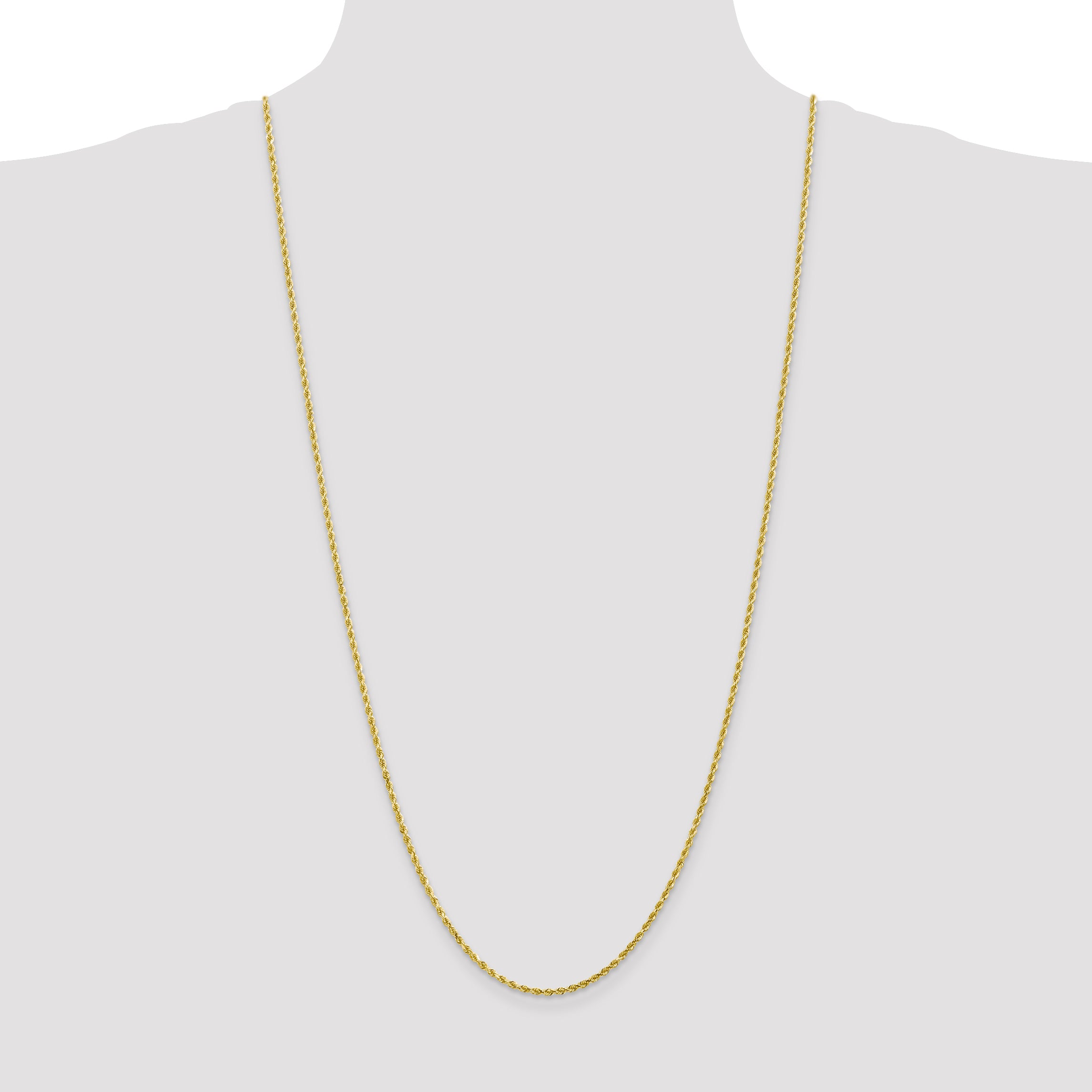 10K None 2.0mm Rope Chain - view 4