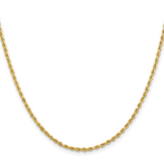 10k 2mm Lightweight D/C Rope with Lobster Clasp Chain