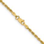 10K None 2.0mm Rope Chain Necklace - view 3