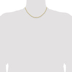 10K None 2.0mm Rope Chain Necklace - view 4