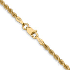 10k 2.5mm Regular Rope Chain