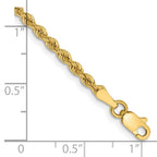 10k 2.5mm Regular Rope Chain