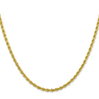 10k 2.75mm Diamond-cut Rope Chain