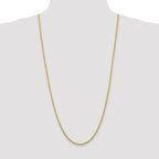 10k 2.75mm Diamond-cut Rope Chain