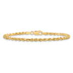 10k 2.75mm Diamond-cut Rope Chain