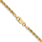 10k 2.75mm Regular Rope Chain