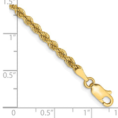 10k 2.75mm Regular Rope Chain