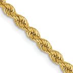 10k 2.75mm Regular Rope Chain