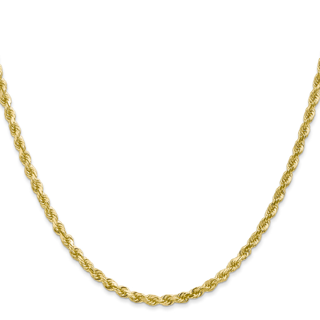 10K None 3.0mm Rope Chain - view 2