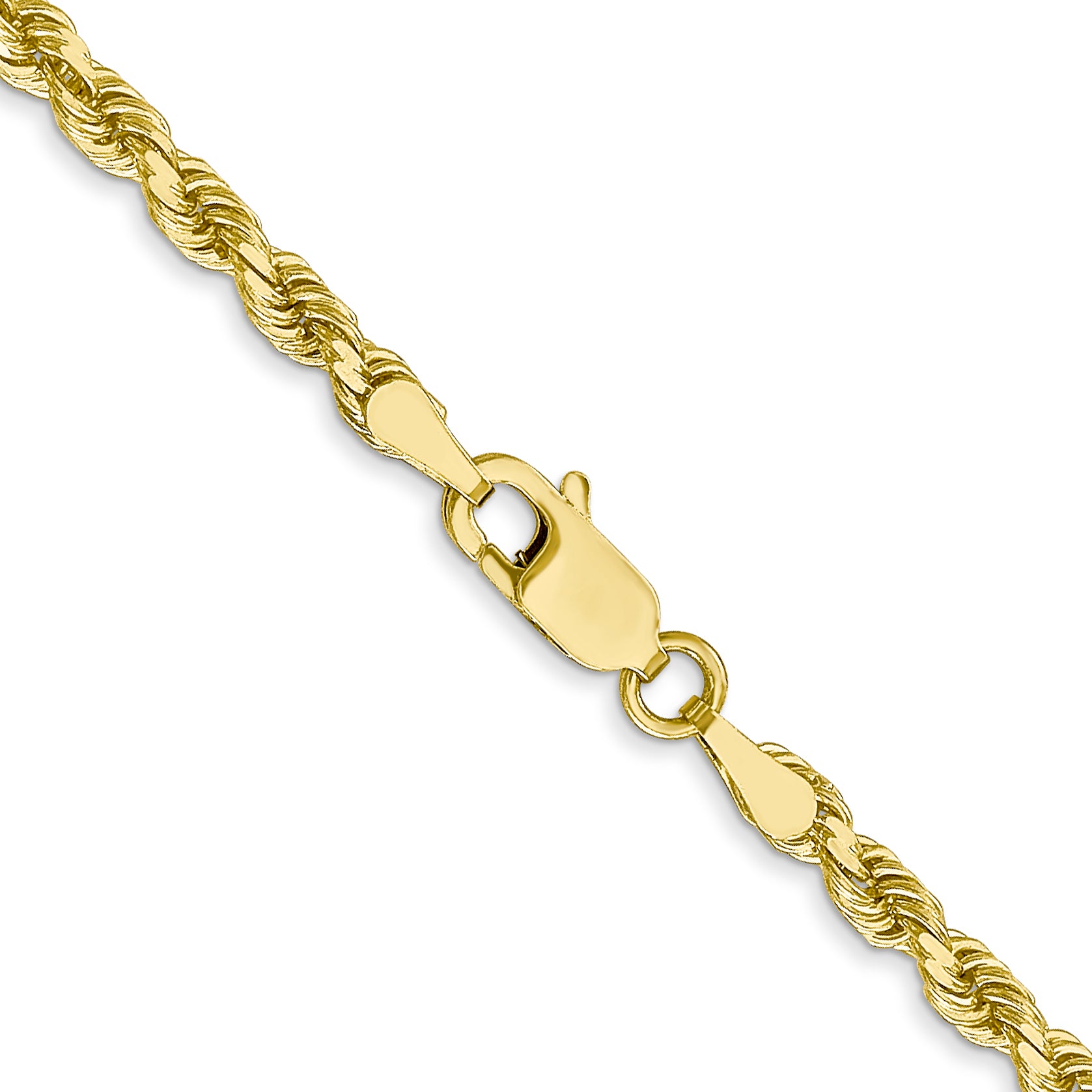 10K None 3.0mm Rope Chain - view 3