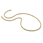 10k 3.0mm Diamond-cut Rope Chain