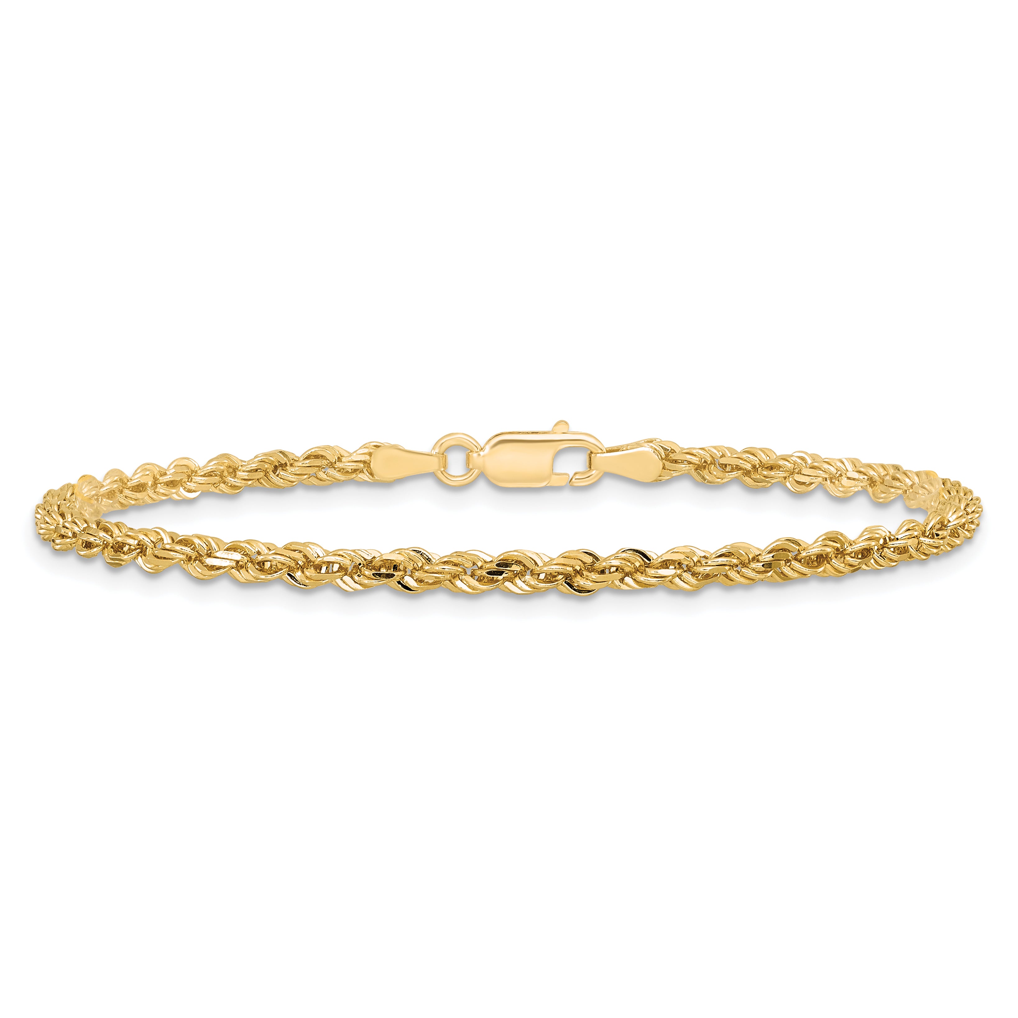 10K None 3.0mm Rope Chain - view 4