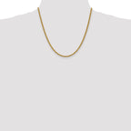 10k 3mm Regular Rope Chain